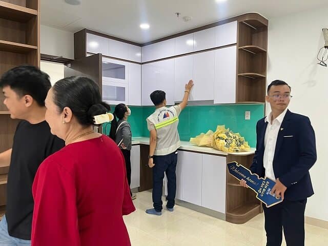Hình ảnh nghiệm thu bếp tại căn hộ